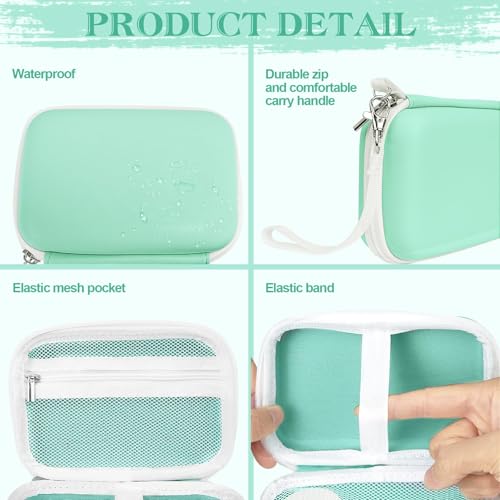 Image of Teyomi Case Compatible with Phomemo D30 D35, Cover for Phomemo D30 Label Maker, Hard Shell Storage Bag-Green (Box Only)