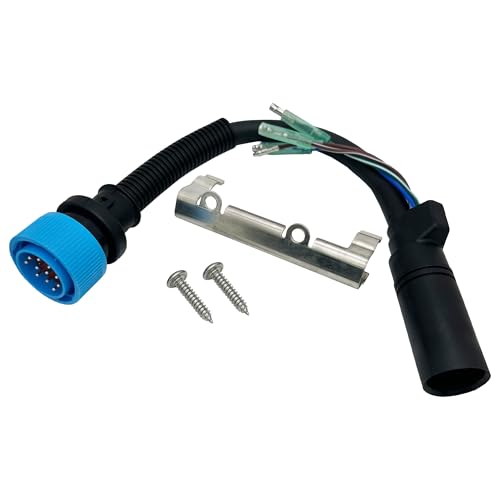 A.A Ignition Wire Adapter Harness Assembly Replacement for Mercury Mariner MerCruiser 14 Pin Male to 8 Pin Female, 1 ft - 84-896542T01