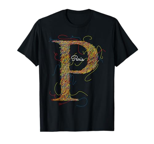 P Paris Camiseta