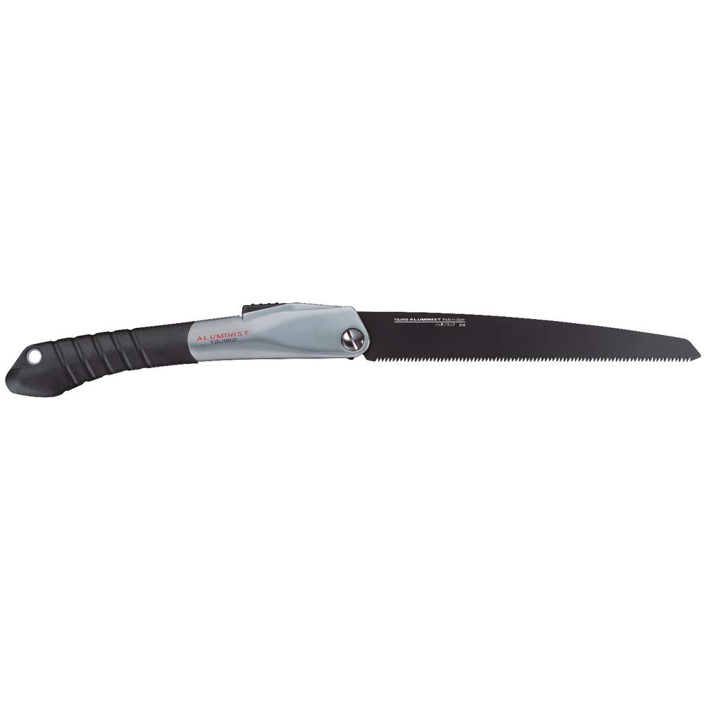Tajima ALOR240 "Aluminist" Foldable Contractor Saw, Silver/Black, 240 mm