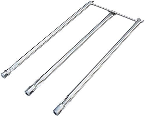 Hongso 7506 29 Inches Stainless Steel Burner Tubes Set for Weber Genesis I - IV, Genesis Platinum I & II, Genesis Platinum B/C, Genesis Gold B/C Gas Grill (with Side Control Panel) 3033609 SBG506