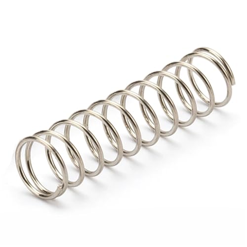 Resorte de compresión de acero inoxidable 304 de 30mm de longitud y diámetro de 4mm, 10 unidades 6