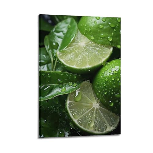 Affiche murale moderne feuilles pour habiller un mur vide 40x60