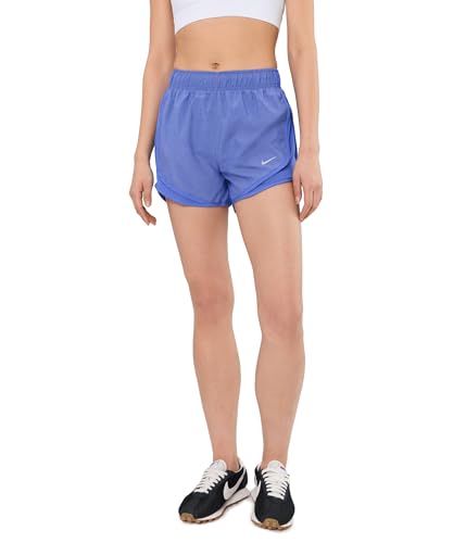 Image of Nike Women's Tempo Dri-FIT Mid-Rise Brief-Lined Running Shorts