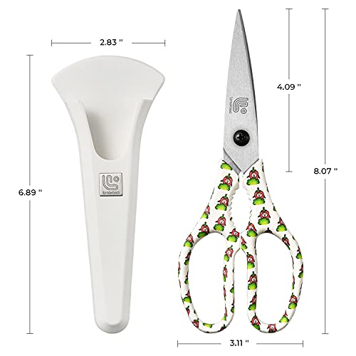 image for Linoroso Kitchen Scissors Heavy Duty Kitchen Shears with Magnetic Hold