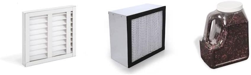 Extract-All Salon Pure Air Revolution Fume Extractor Replacement Filters 1 Pleated Pre-filter, 1 Primary HEPA Filter, and 1 Replacement Special Blend Activated Carbon (Pack of 3)