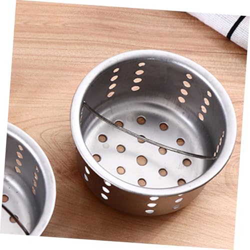 Coladores para fregadero cocina 6 piezas acero inoxidable miniatura 4