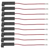 SOLUSTRE 10 Stück Teiliges Hochvolt sicherung für Mikrowellen Integrierte Schwarze Hochspannungssicherung Kompatibel Einfache Installation Langlebige Ersatzteile für Mikrowellenreparatur