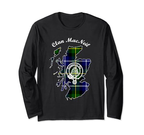 MacNeil surname last name Scottish Clan tartan badge crest