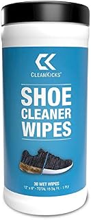 CleanKicks Shoe Cleaner Wipes - Removes Scuffs and Dirt Buildup - (30 Count)