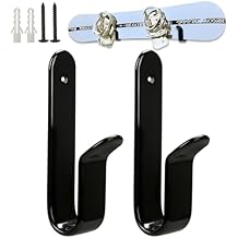 Snowboard Wall Mount Clips, Horizontal Skateboard Wall Mount,Snowboard Display Stand for Room, Garage