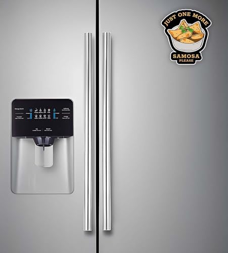 Image of Gift Me Bazar Fast Food Fridge Magnets for Refrigerator Stylish Decor | Home, Kitchen and Office Decoration | Best Souvenir Gift (Just one More samosa Please)
