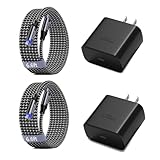 iPhone 16 Pro Max Charger Fast Charging, 2 Pack 45W USB C Super Fast Charger Block &6.6FT Long Type C Charger Cable Cord for iPhone 16/16 Plus/16 Pro/16 Pro Max/15/15 Plus/15 Pro/15 Pro Max, iPad Pro