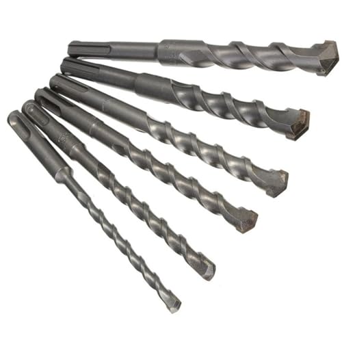 Foret SDS Plus 10x210 mm à percussion en carbure pour perçage de mur en béton et maçonnerie