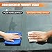 Chamois Cloth for Car, Natural Shammy Car Drying Towel, 35.43'' X 23.62''(5.7 sq ft) Absorbent Fast Drying Cleaning Cloth for Car Wash, Glass, Paint Care, Mirrors, Windows (Irregularity)