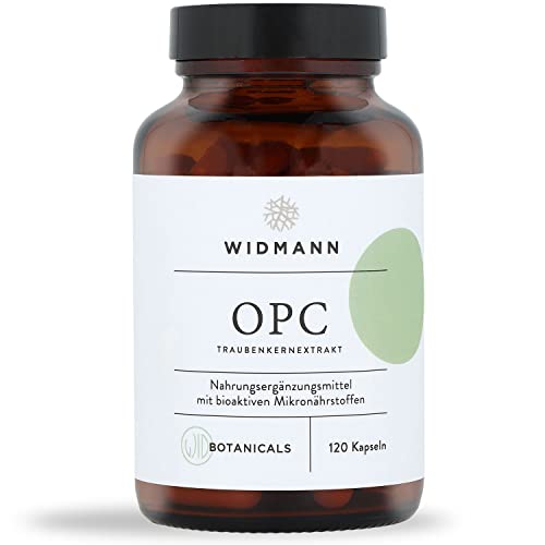 WIDMANN - OPC Traubenkernextrakt hochdosiert - Antioxidantien - 100% natürlich & vegan - Made in Germany Cover