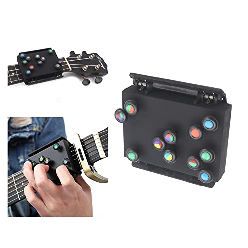 PJFYMG Guitarra Chord Entrenador práctico Herramientas de práctica Aprendizaje Principiante Accesorios Enseñanza Ayuda Herramienta Asistente de Guitarra acústica Cover