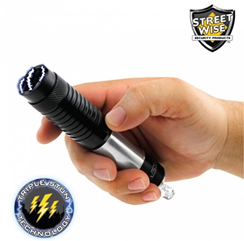Diamondback Streetwise Stun Gun Looks Like a Vaporizer Electronic Cigarette but it is not. It has a Built in Flashlight 18,000,000 Volt Rechargeable (Black)
