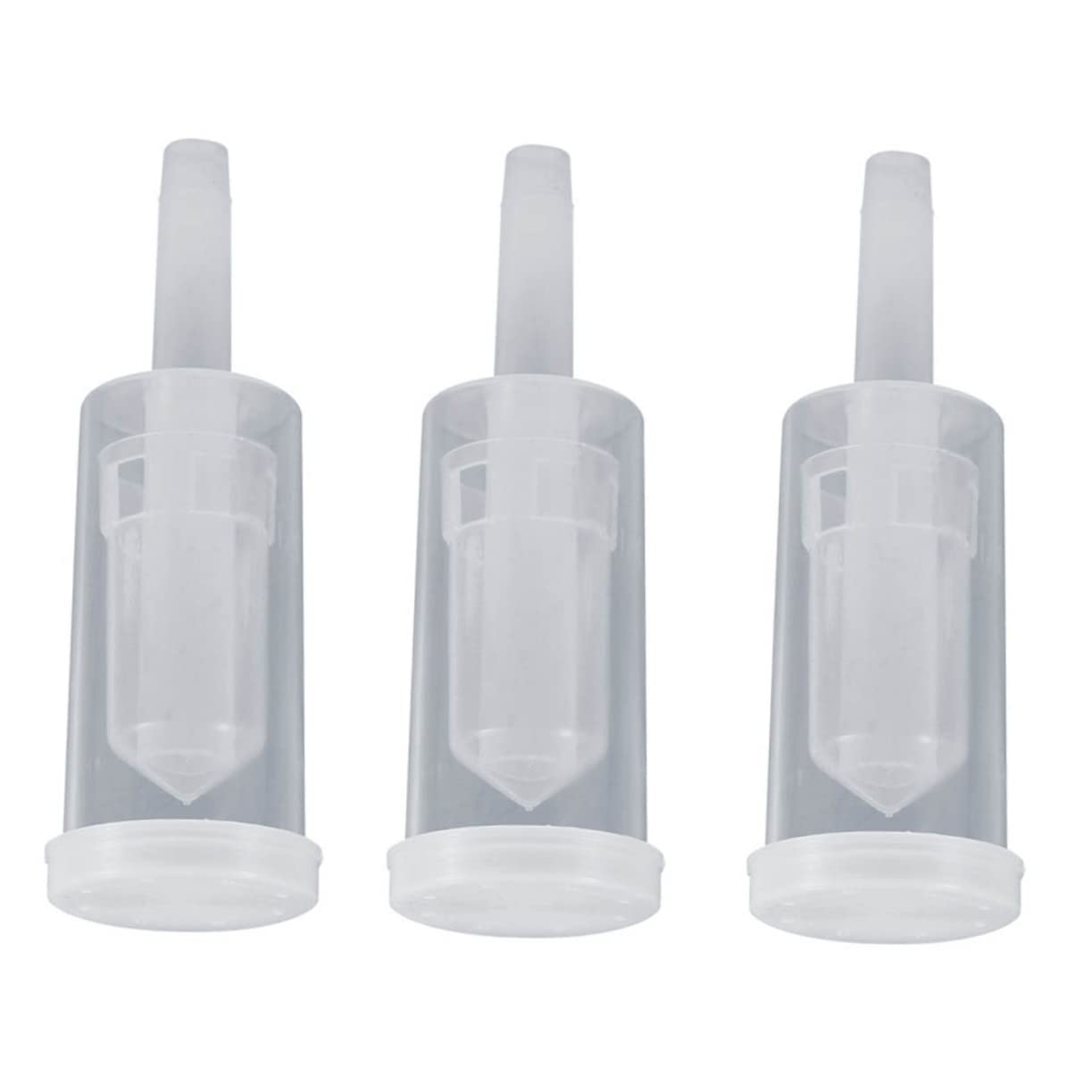 Garneck 3pcs Beer Check Valve One-way Exhaust Water Sealed for Wine and Beer Brewing Fits Stoppers Caps and Bungs