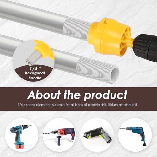 Kit de rosqueador de tubos de PVC compatível com furadeira elétrica, ferramenta de encanamento de ro