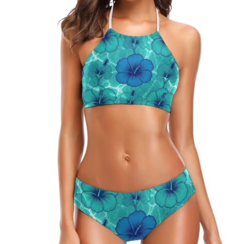 Ensemble de bain doux imprimé dos nu et slip extensible FRODOTGV
