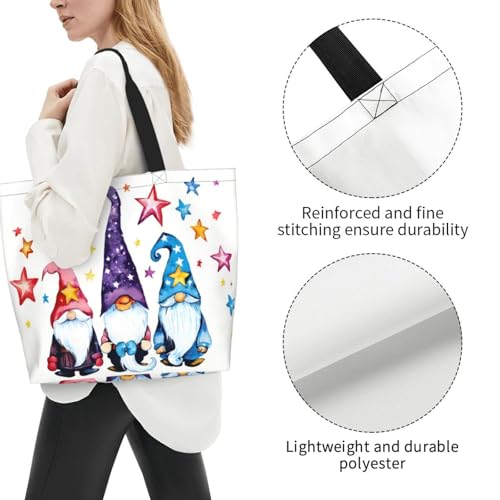 Bolso Tote grande, durable, ligero y reutilizable para uso diario miniatura 4