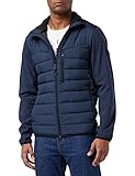 TOM TAILOR Denim Herren Hybrid Steppjacke 1031781, 10668 - Sky Captain Blue, S