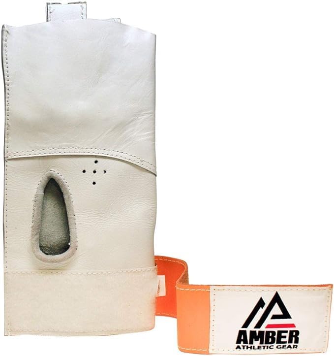 Amber Fight Gear Leather Hand Hammer Throw Glove - The Ideal Glove for Hammer Throwers, Experience Comfort and Control, Large