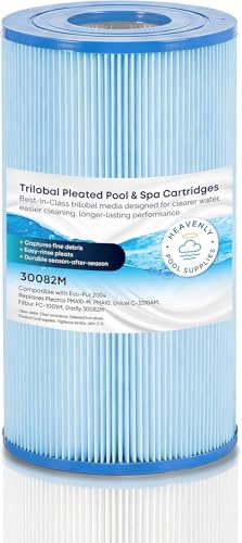 Pool, Spa & Hot Tub Filter Cartridge, Trilobal Media — Replaces Pleatco PMA10-M, PMA10, Unicel C-3310AM, Filbur FC-1001M, Darlly 30082M