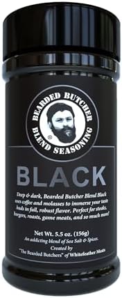 BEARDED BUTCHER BLEND SEASONING Black Delicious Flavor, Versatile, Gluten Free, Low Calorie, No MSG