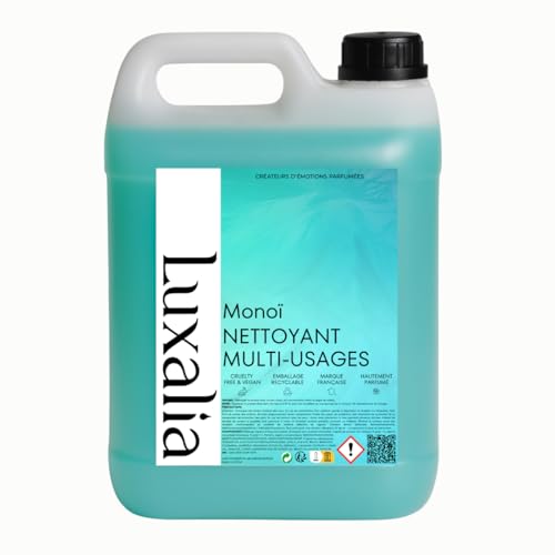 Nettoyant Sol Monoï - Hautement Parfumé & Ultra Efficace - 5 Litres - LUXALIA