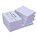 ZCZN Foglietti autoadesivi da 51 x 76 mm, da 800 fogli, 100 fogli per blocchetto, adatti per appunti, messaggi, chiamate, colore viola chiaro