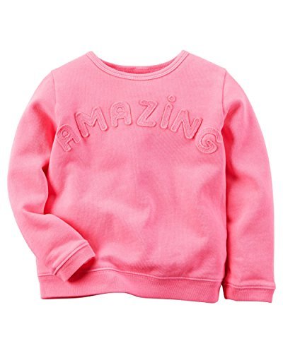 Carter's Little Girls' Amazing French Terry Pullover - 4-Toddler
