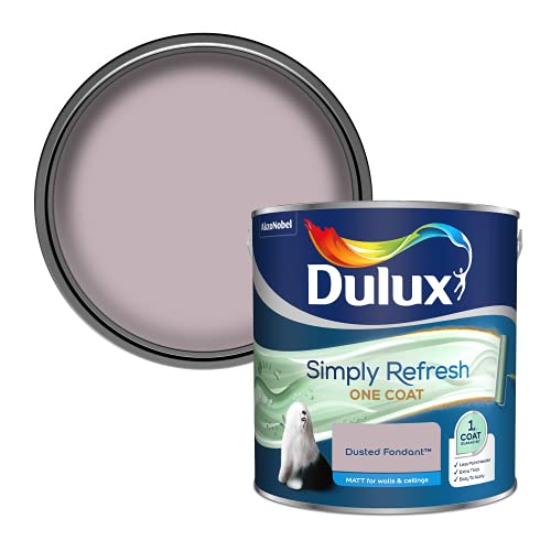Dulux 5382906 Simply Refresh Matt Emulsion Paint, Dusted Fondant, 2.5 L
