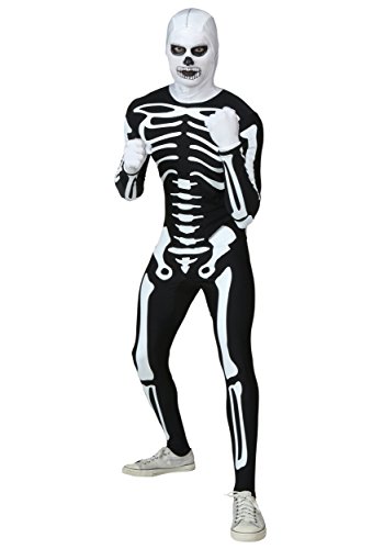 Authentic Karate Kid Skeleton Suit Adult Cobra Kai Skeleton Costume Small