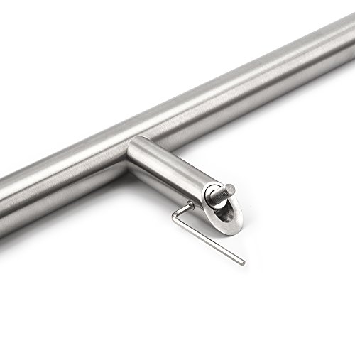 O-104 Oblique Modern Stainless Steel Sus304 Entrance Entry Commercial Office Store Front Wood Timber Glass Garage Aluminum Business Office Door Pull Push Handles Double-Sided (36 Inches /900X32Mm) #TOP2