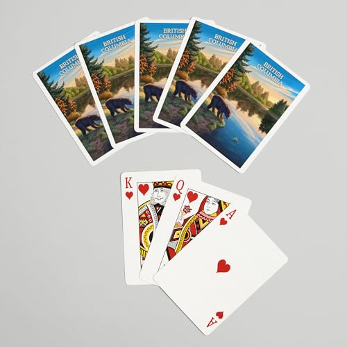 Lantern Press British Columbia, Baraja de Poker 52 Cartas miniatura 7