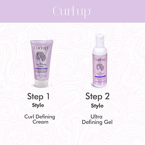 Curl up Curl Styling Combo With Curl Defining Cream & Ultra Defining Gel - For Dry Frizzy, Wavy & Curly Hair - Sulphate, Paraben & Silicone Free,... - Image 4