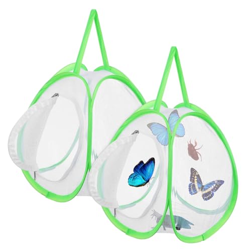 CIYODO Butterfly Net Habitat Kit Mesh Enclosure for Education Research Storage