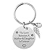 Mom Gifts from Daughter - The Love Between A Mother & Daughter is Forever Keychain, Stainless Steel, Best Mother's Day Gift, Mother Daughter Inspirational Jewelry for Birthday (Mother-Daughter)