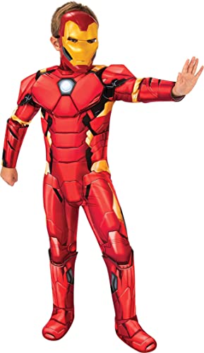 Rubies Boy's Marvel Avengers Deluxe Iron Man Costume, Medium