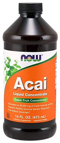 NOW Foods by Now Body Care; Acai líquido concentrado súper antioxidante de frutas 453.6 g