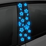 ✔ Fácil de usar: solo tienes que limpiar la superficie para mantenerla seca, sacar el adhesivo del coche, quitar el bonito adhesivo, pegarlo en la rueda del coche y presionar durante un momento para asegurarte de que no haya aire en el interior. Se recomienda no lavar el coche en 24 horas