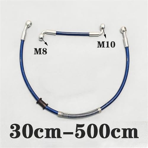 Manguera de freno de 400cm para motocicleta con cable trenzado hidráulico M8 4