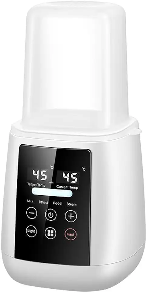 Aquecedor de mamadeira com controle preciso de temperatura, descongelar, esterilizar, manter aquecido e aquecer alimentos, para todas as mamadeiras, leite materno e fórmula