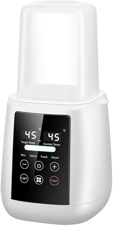 Aquecedor de mamadeira com controle preciso de temperatura, descongelar, esterilizar, manter aquecido e aquecer alimentos, para todas as mamadeiras, leite materno e fórmula