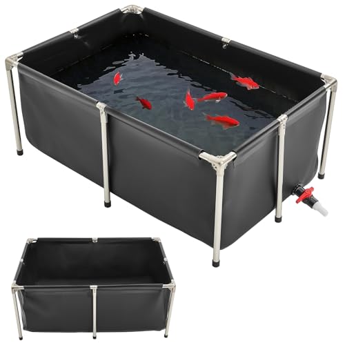 VEVOR Canvas Fish Pond, 126.8 Gal Above Ground Fish Pond,