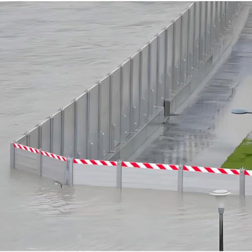 Barrera contra inundaciones de aluminio para puertas y garajes