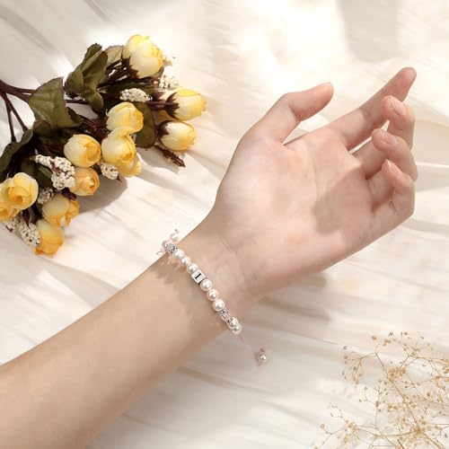 Image of MIXJOY Happy Birthday Gifts for Women, Birthday Braided Beads Bracelet Gifts for Turning Age Daughter Granddaughter Niece