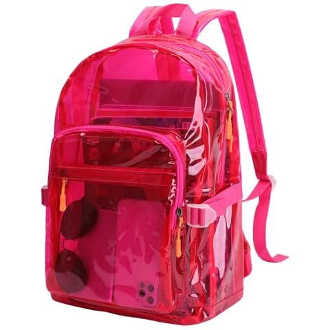 TINYAT Waterproof Transparent Women Backpack Cover